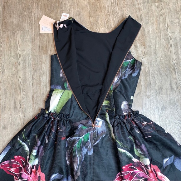 NWT Ted Baker | Sarahe Floral Dress - Picture 12 of 14